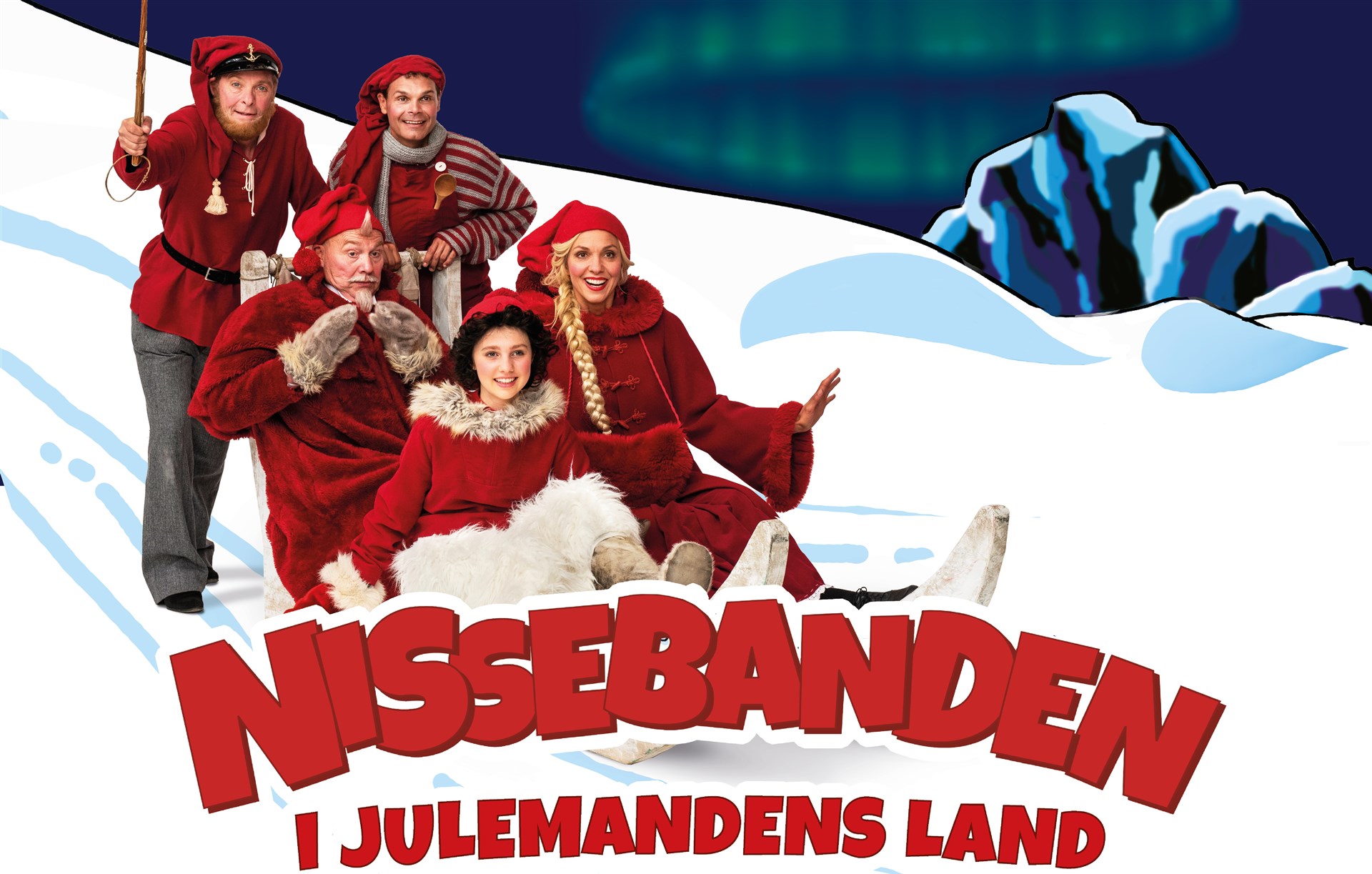 Medvirkende i Nissebanden i Julemandens Land